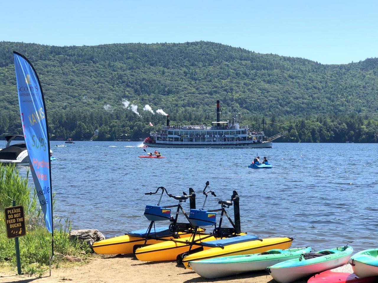 Scotty'S Lakeside Resort Lake George Exterior foto